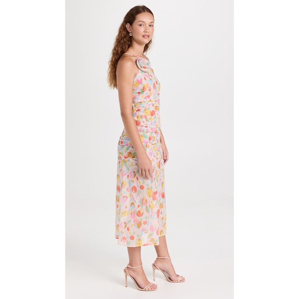 NWT For Love & Lemons Desmona Midi Dress $250 - Picture 3 of 11
